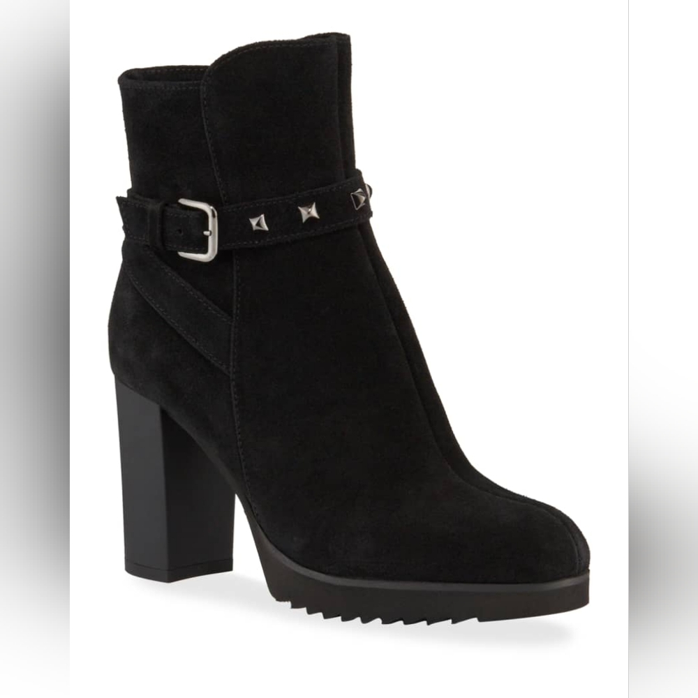 Marilyn Waterproof Suede Platform Booties